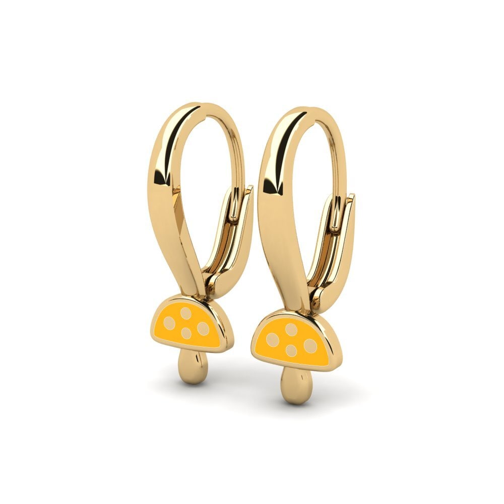14k Oro Amarillo Pendiente para Niño Moeuhane