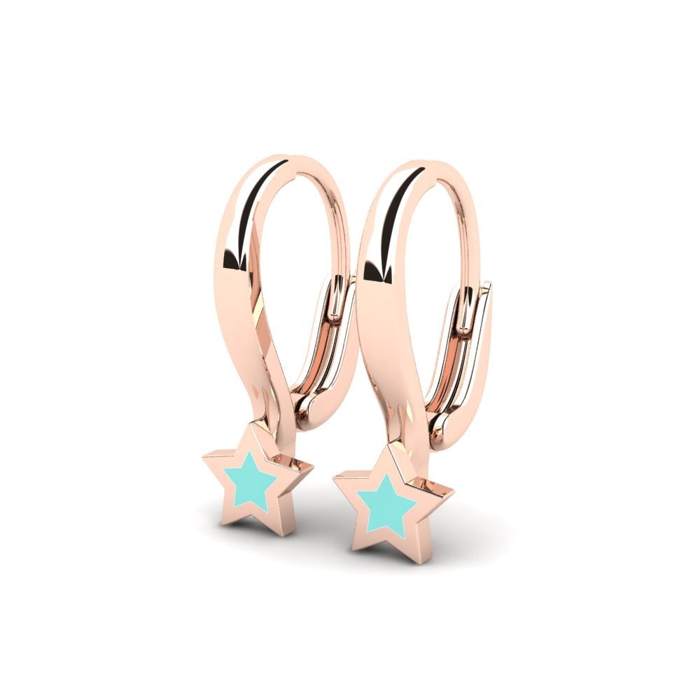 9k Oro Rosa Pendiente para Niño Mohlare