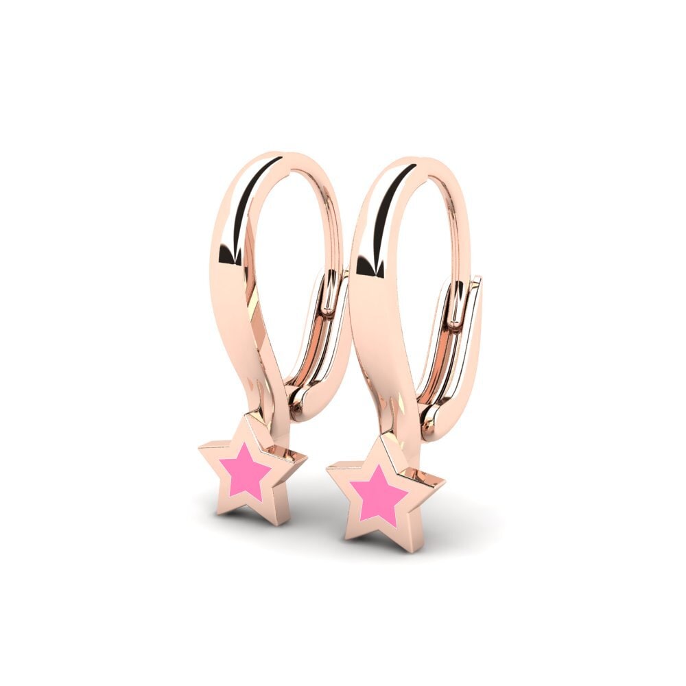 18ct Rose Gold Kid's Earring Mohlare