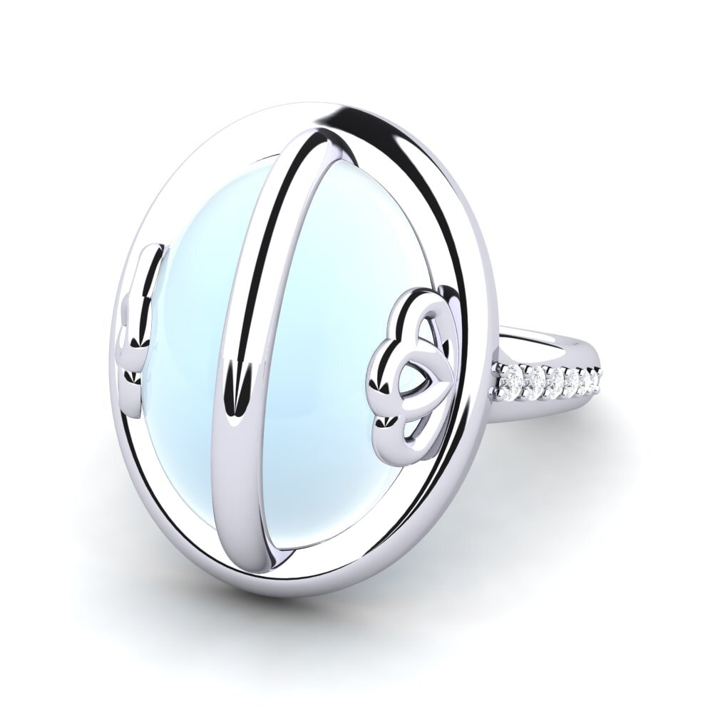 Cabochon Aquamarin Ring Moiselle