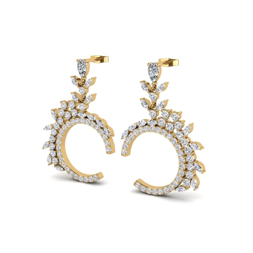 Zircone Boucle d'oreille femme Moje