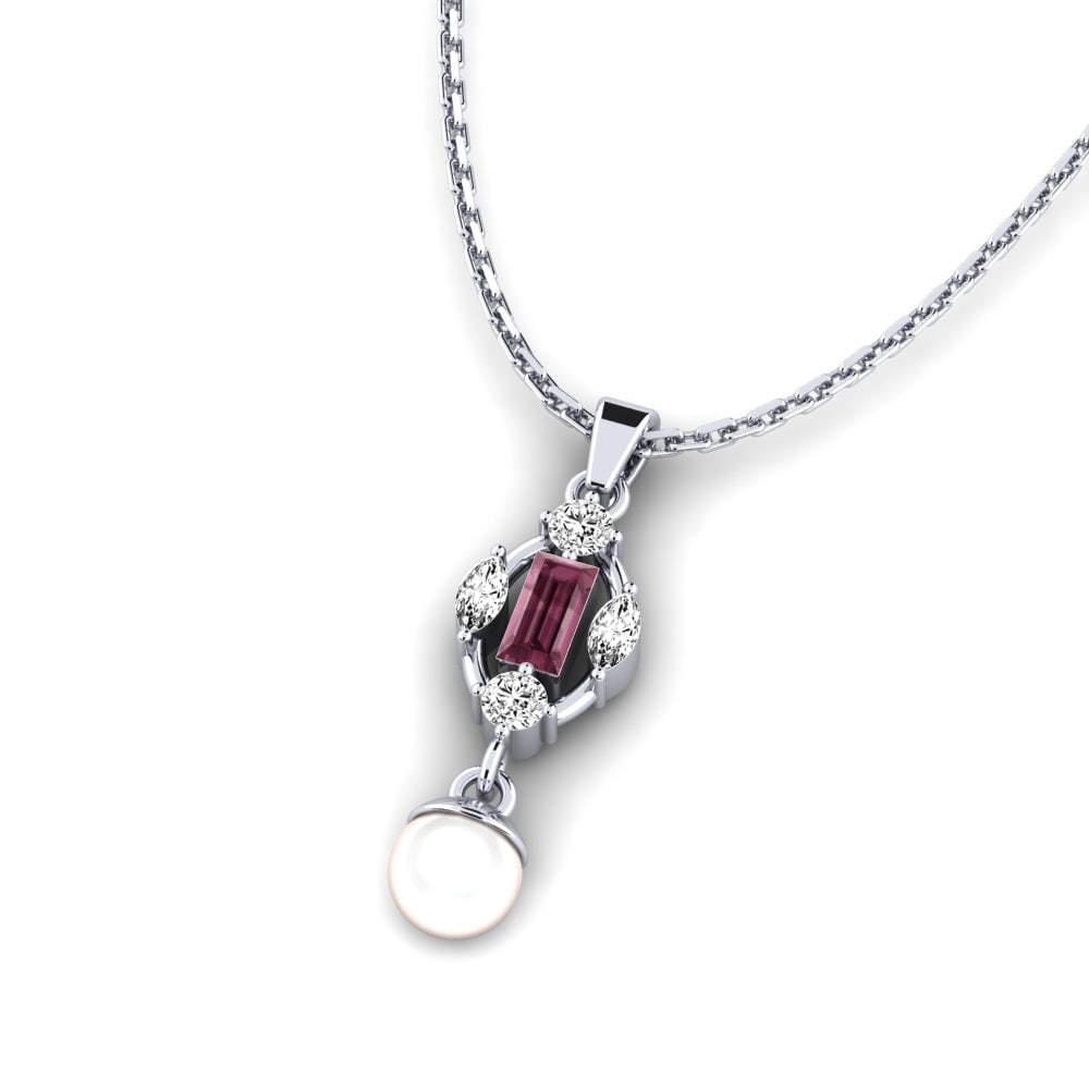 Rhodolite Garnet Women's Pendant Moleskine