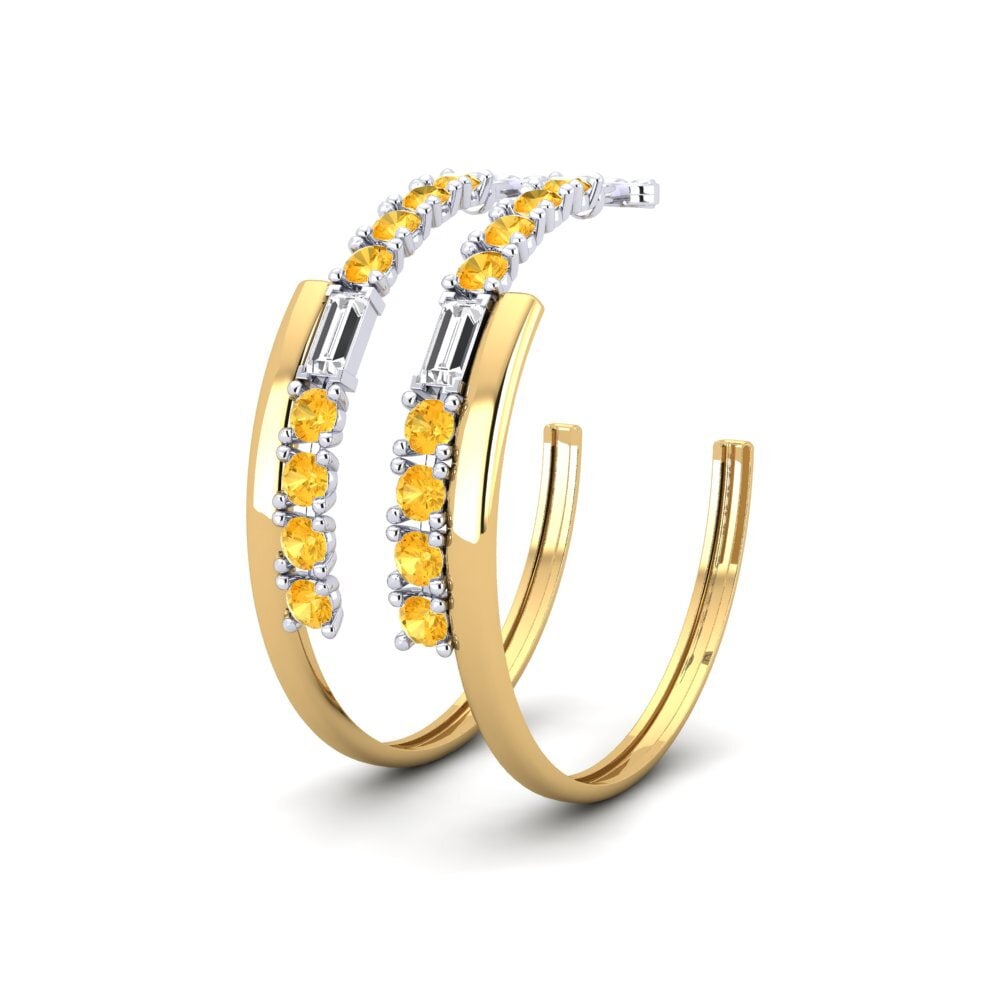 Citrine SYLVIE Earring Moly