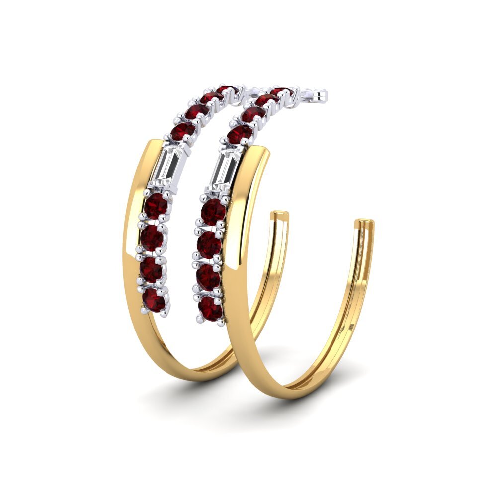 Garnet SYLVIE Earring Moly
