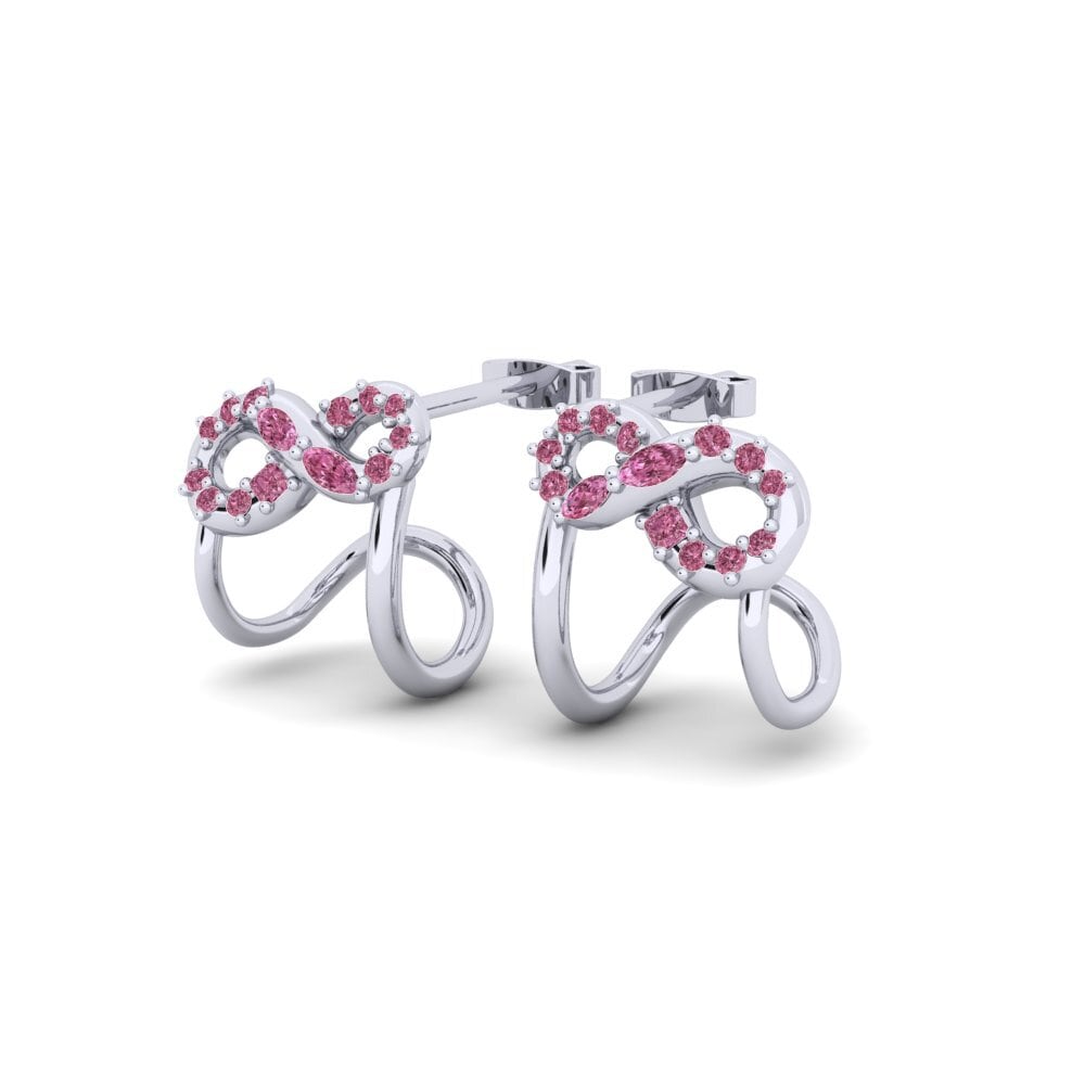 Mixed Rhodolite Garnet Women's Earring Mondiney