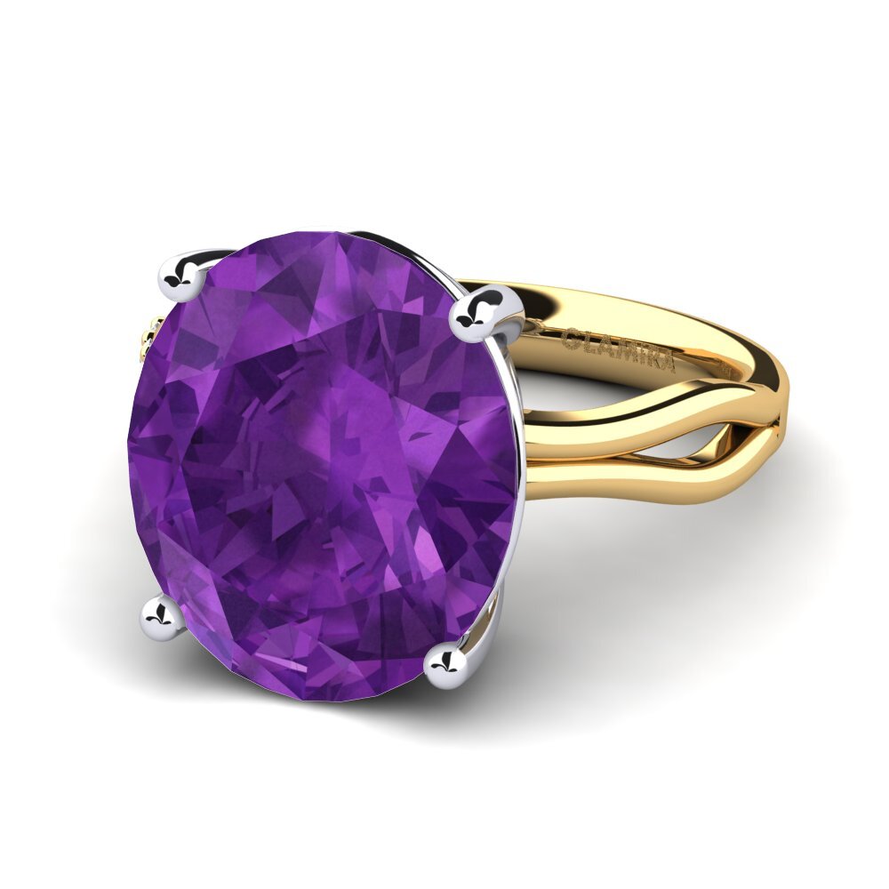 14ct Yellow / White Gold Ring Moneta