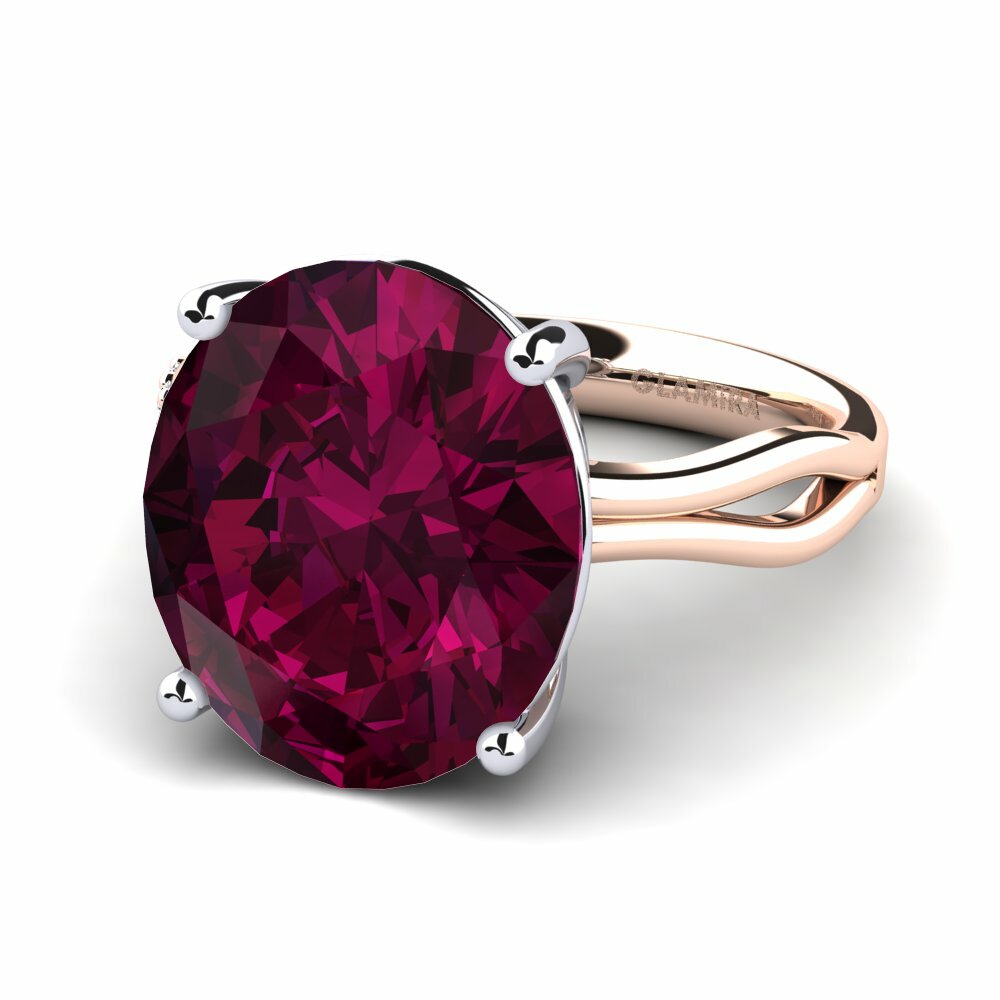 Rhodolite Garnet Ring Moneta
