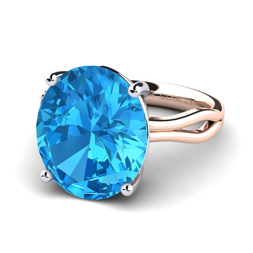 Blue Topaz Ring Moneta