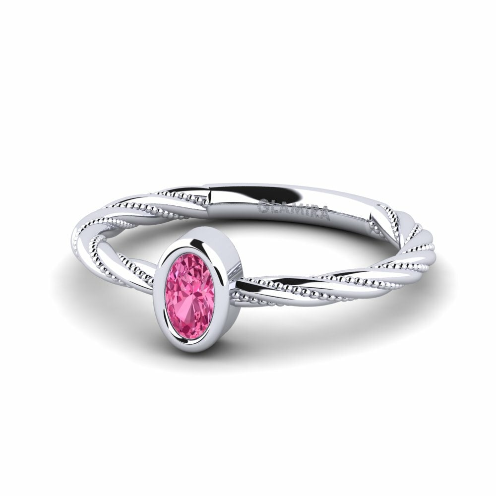 Turmalina rosa Anillo de Mujer Mongold