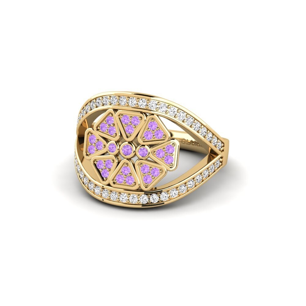 Amatista Anillo Mongund