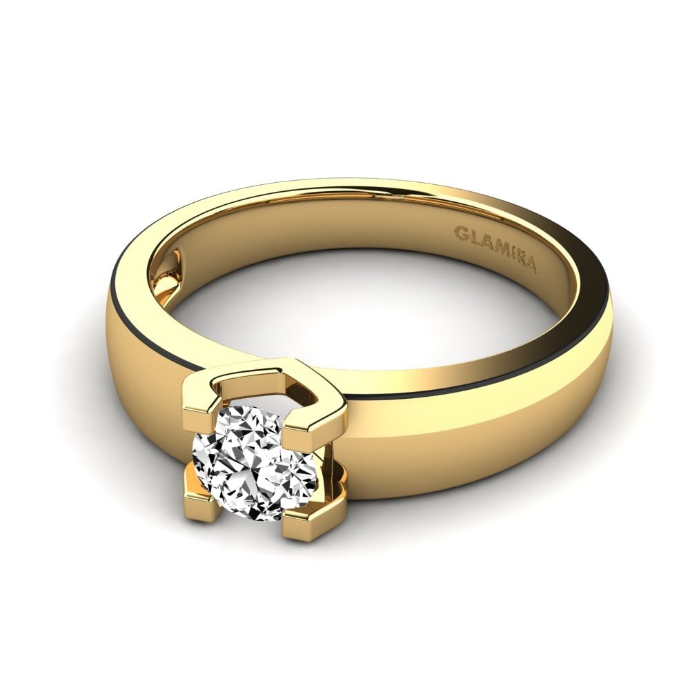 Moissanite Engagement Ring Monnara