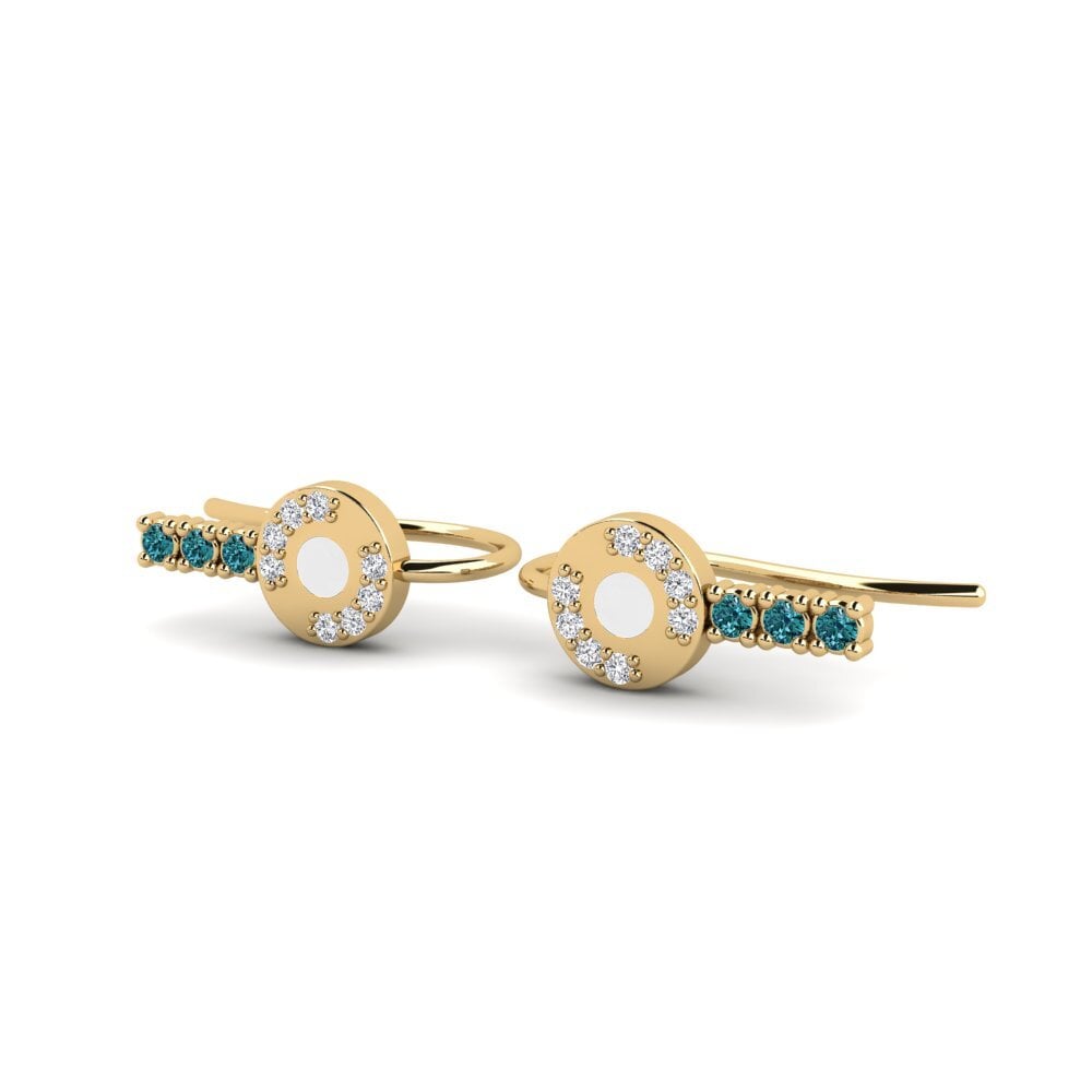 Blue Diamond Women's Earring Montanelli