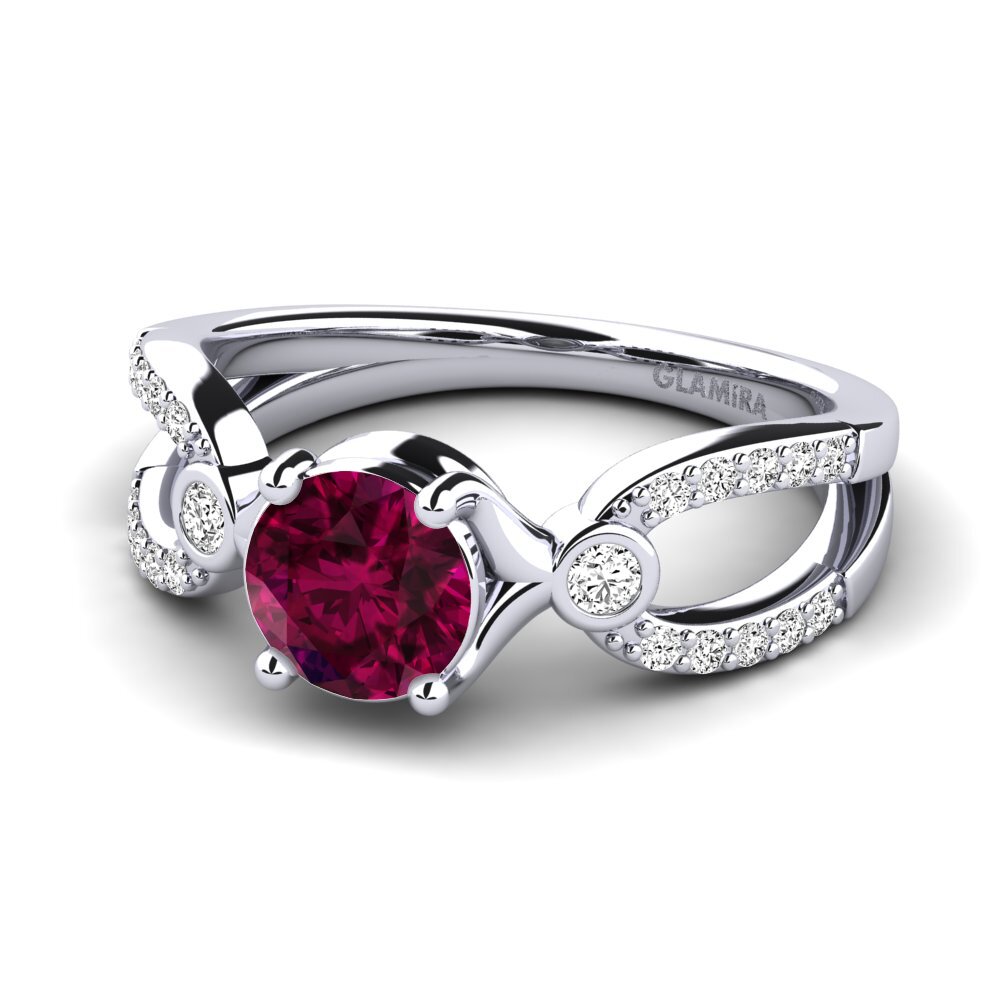 Rhodolite Garnet Women's Ring Moolpira