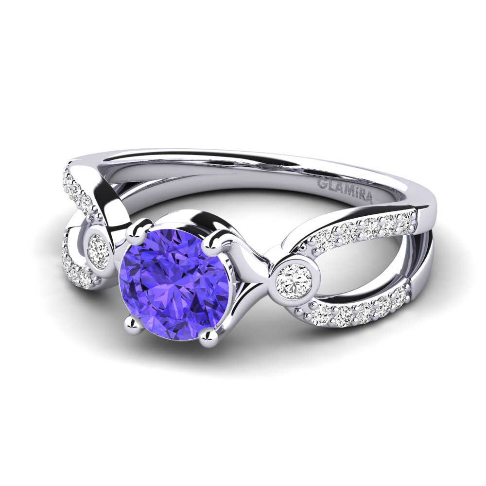 Tanzanita Anillo de Mujer Moolpira
