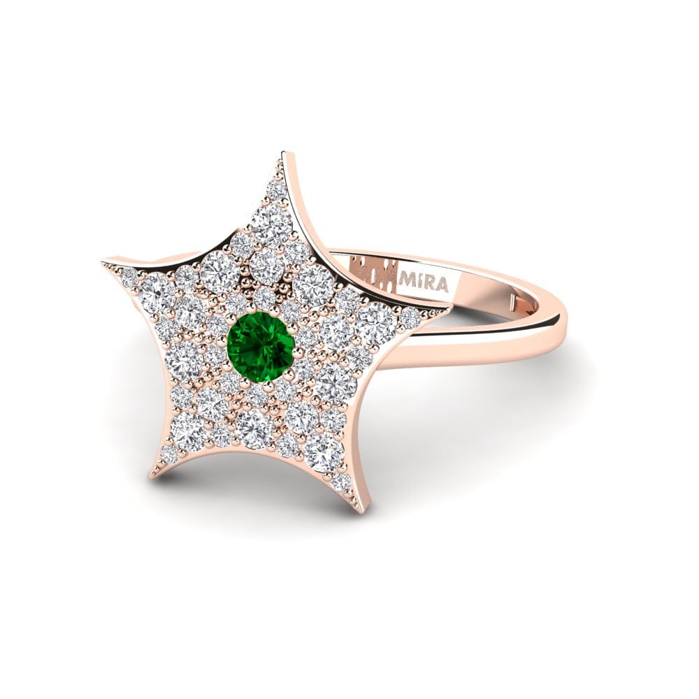 emerald-zirconia แหวน MorningStar