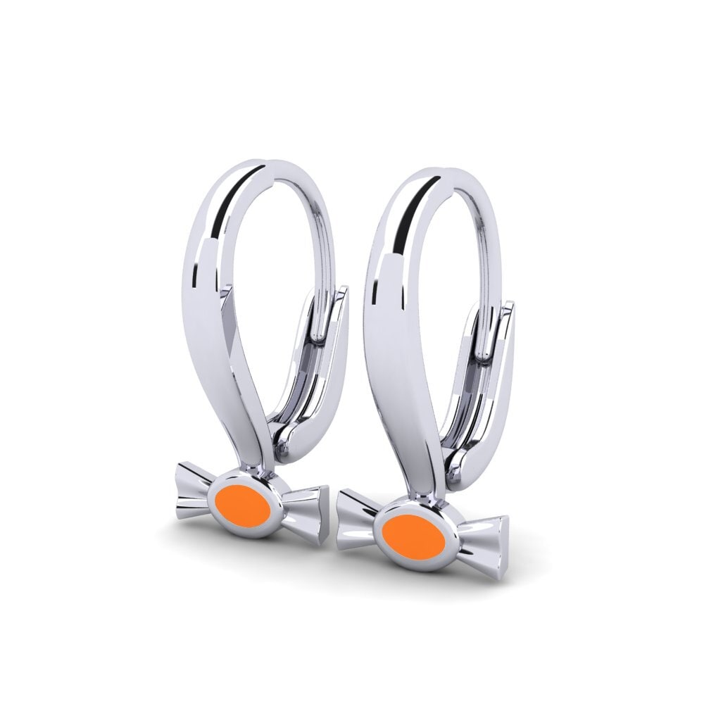 18k White Gold Kid's Earring Moroodol