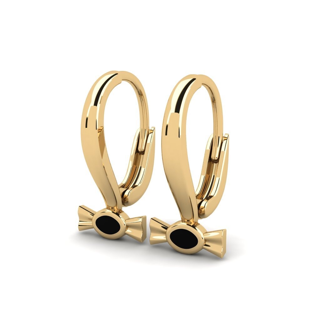 14k Oro Amarillo Pendiente para Niño Moroodol