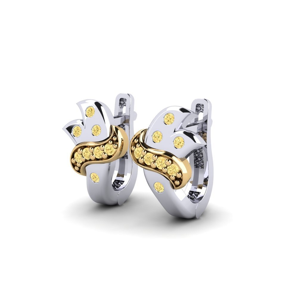 Yellow Diamond Women's Earring Morpeko