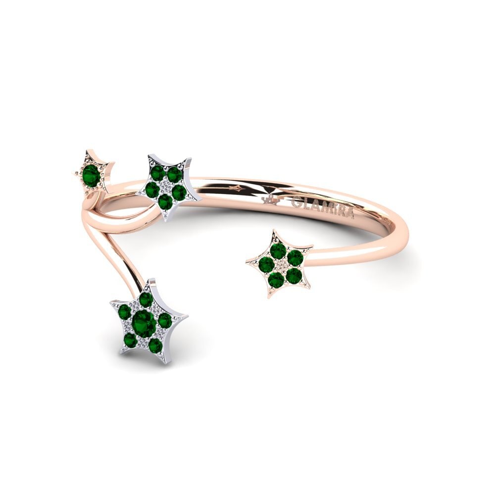 emerald-zirconia แหวน Morpho