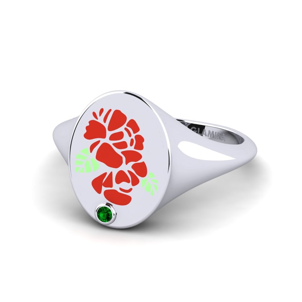 Grüner Zirkonia Ring Morta