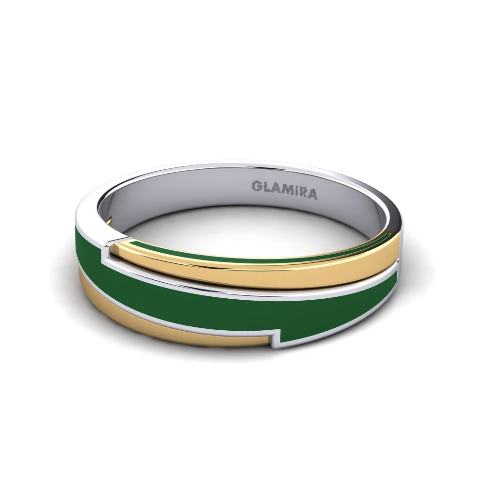 750 Weiß & Gelbgold Ring Mosel