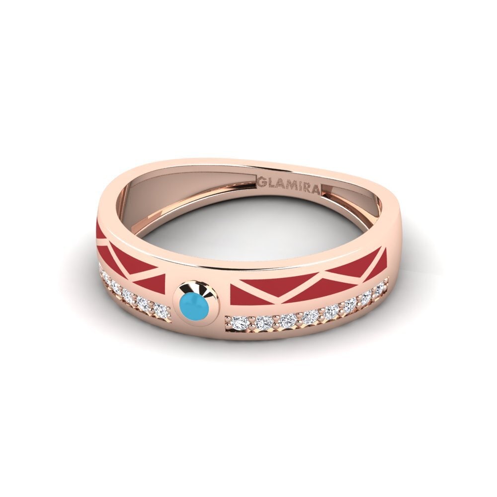 Rotgold 585 Ring Motivated