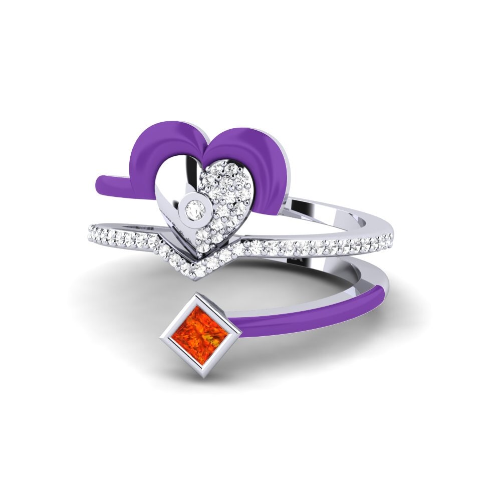 950 Platin Ring Motley