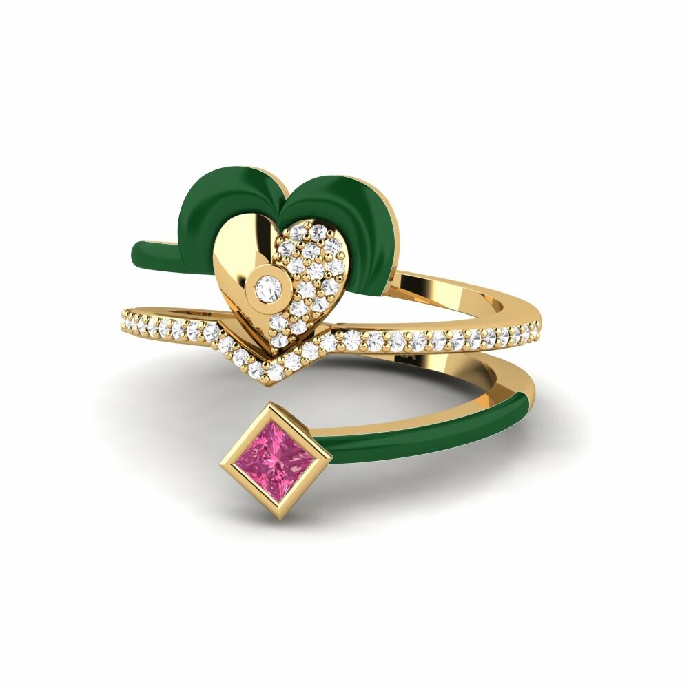 Tourmaline Rose Bague Motley