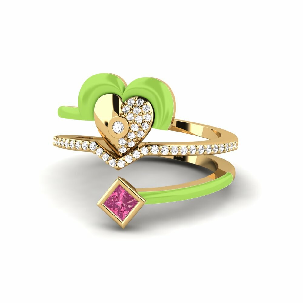 Tourmaline Rose Bague Motley