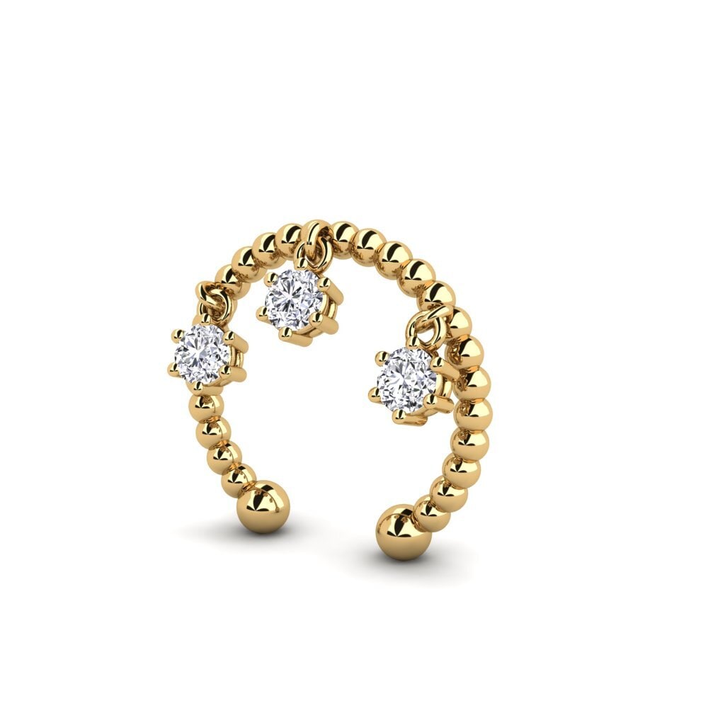 14ct Yellow Gold Women's Earring Moua