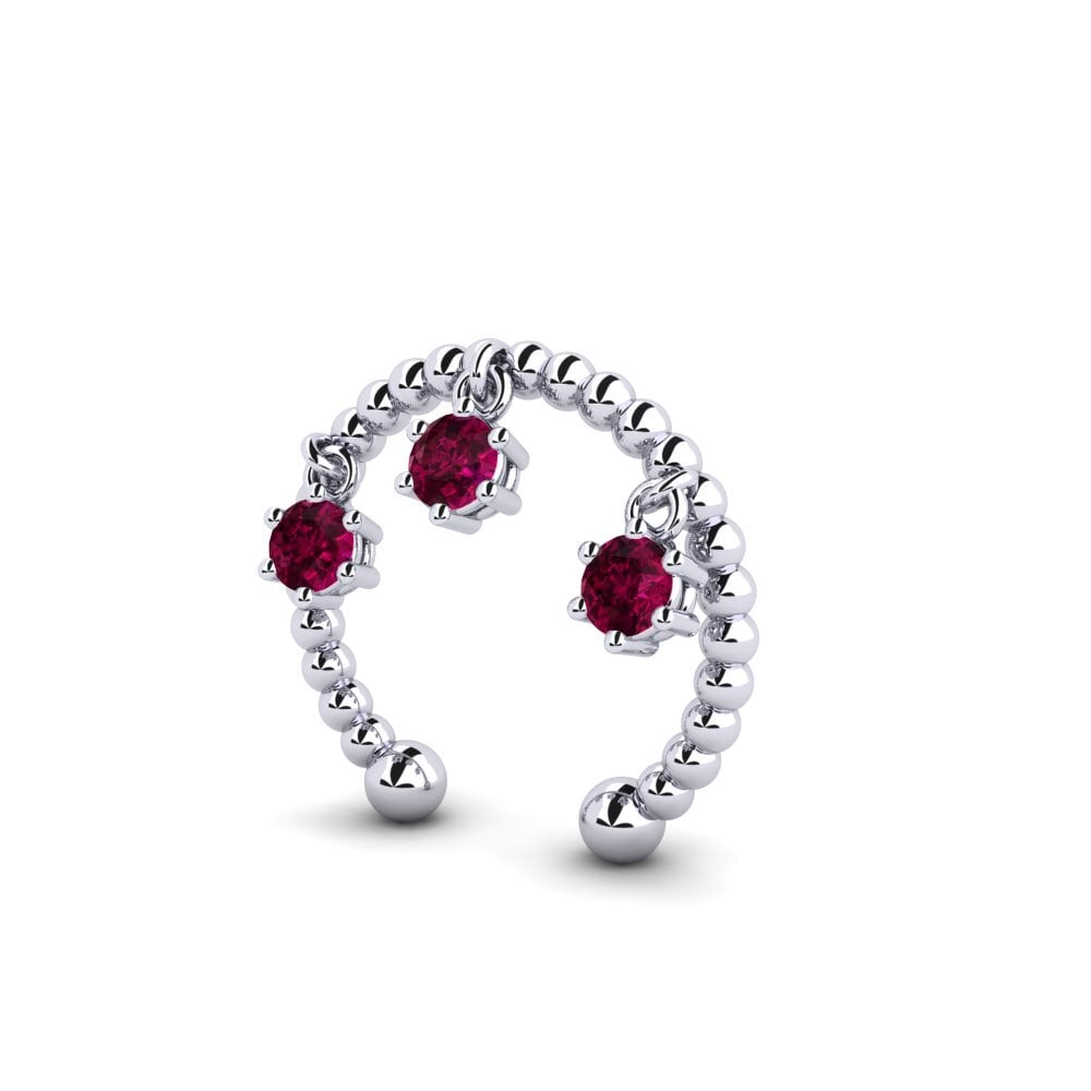 Grenat de Rhodolite Boucle d'oreille femme Moua