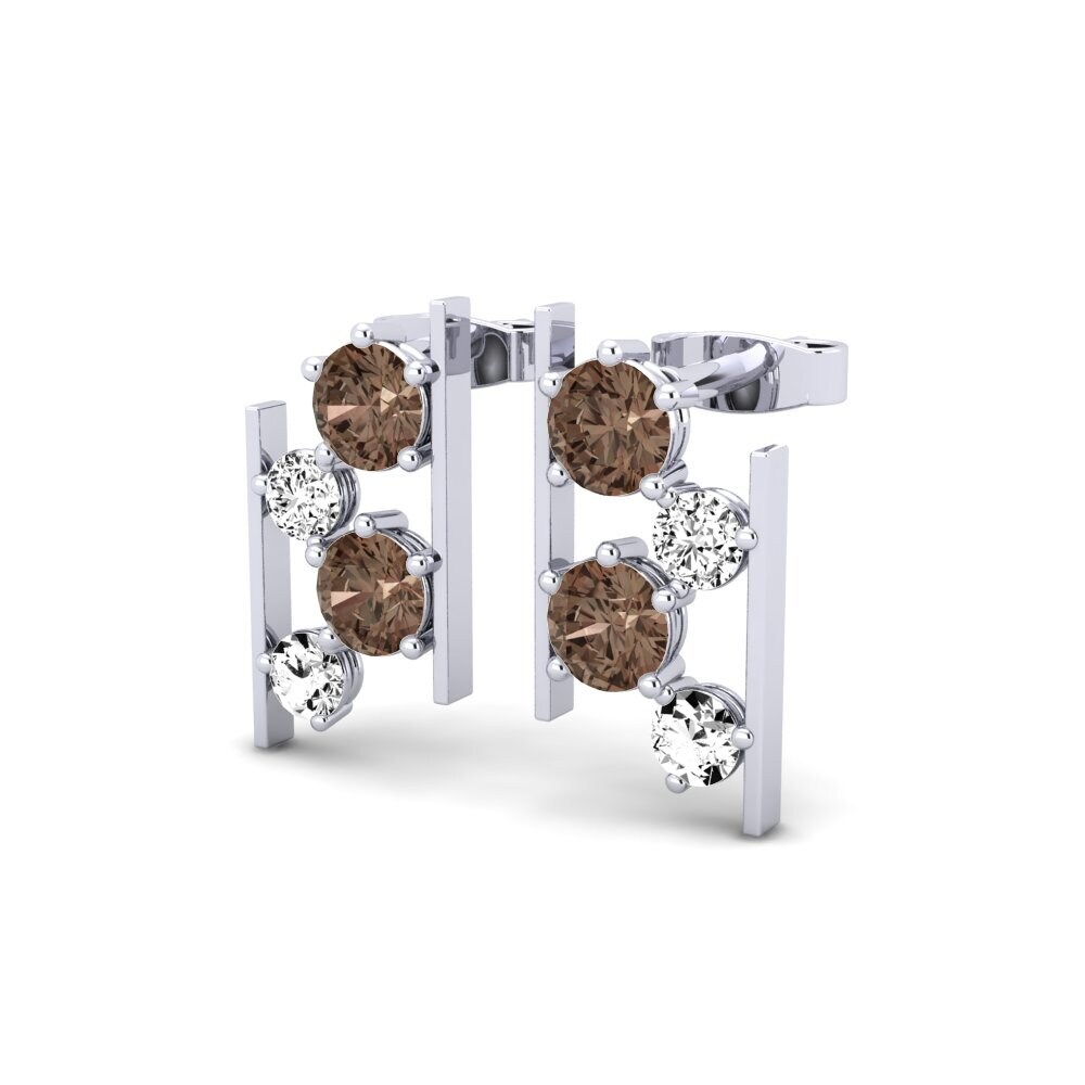 Smoky Quartz Women's Earring Mova