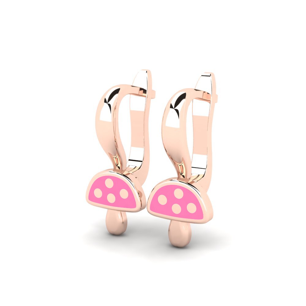 18ct Rose Gold Kid's Earring Mshangao