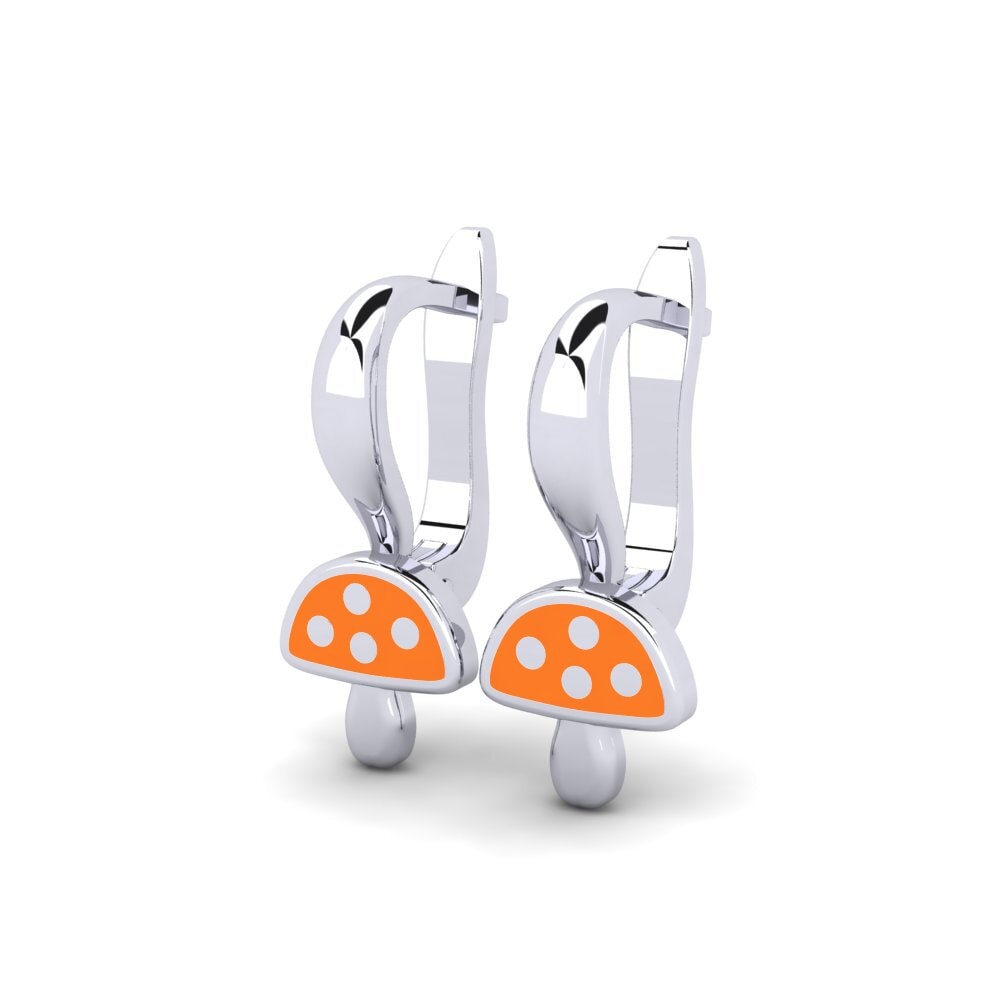 18k White Gold Kid's Earring Mshangao