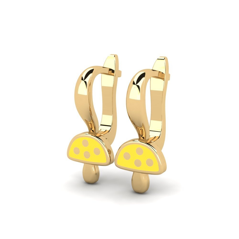 9ct Yellow Gold Kid's Earring Mshangao