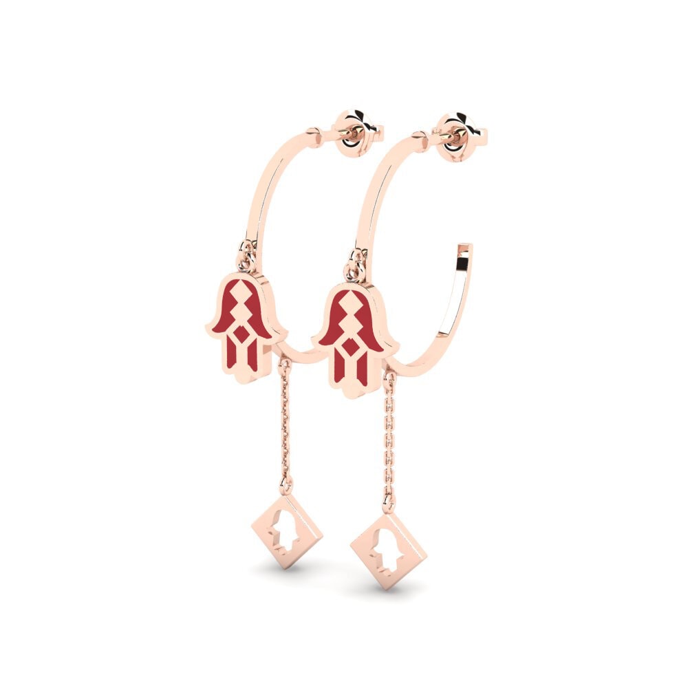 9ct Rose Gold Earring Muecht