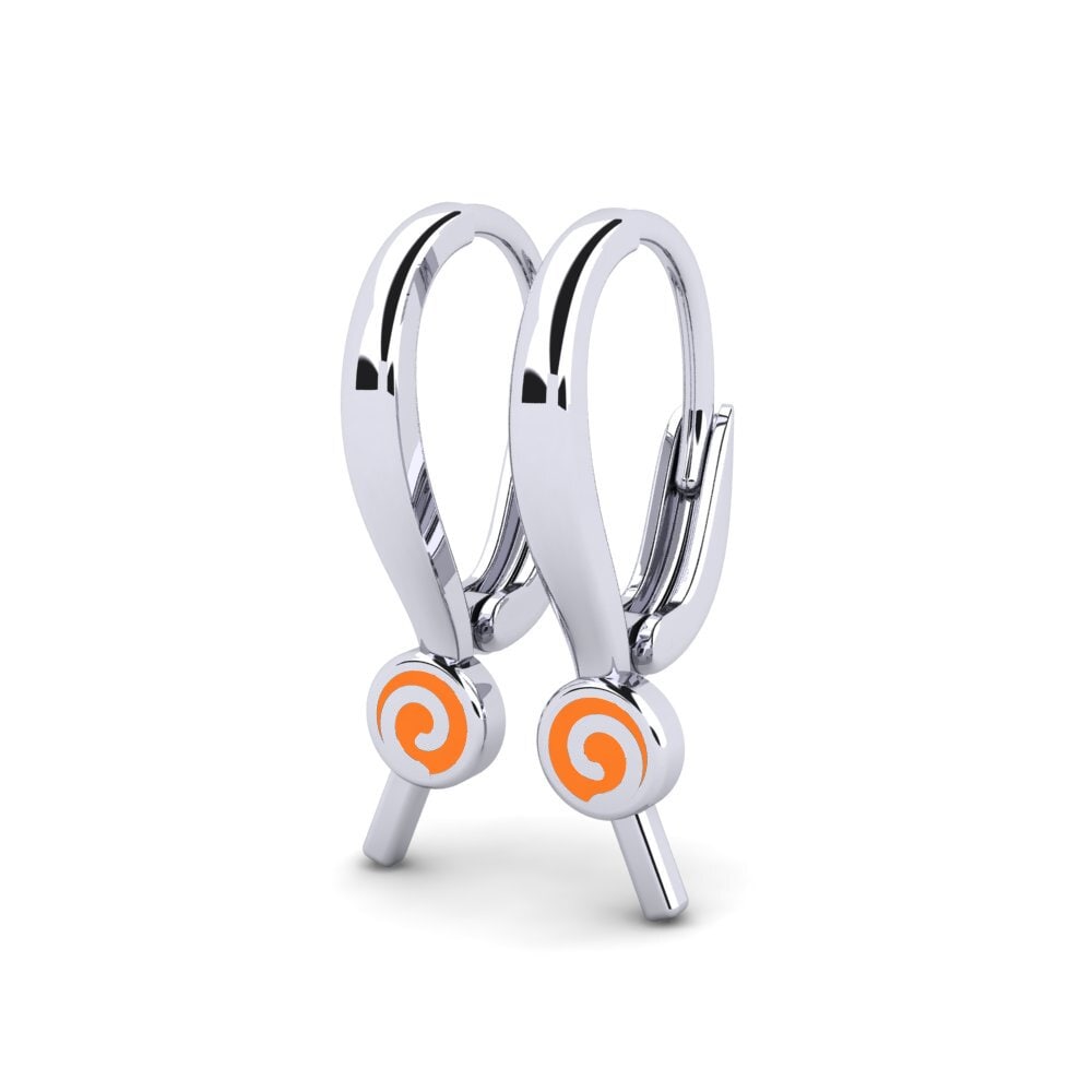 18k White Gold Kid's Earring Mufajia