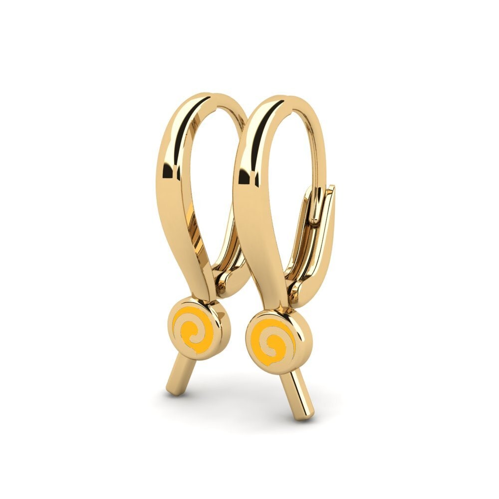 14k Oro Amarillo Pendiente para Niño Mufajia