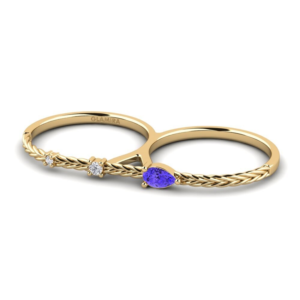 Pear Tanzanite Ring Muktas