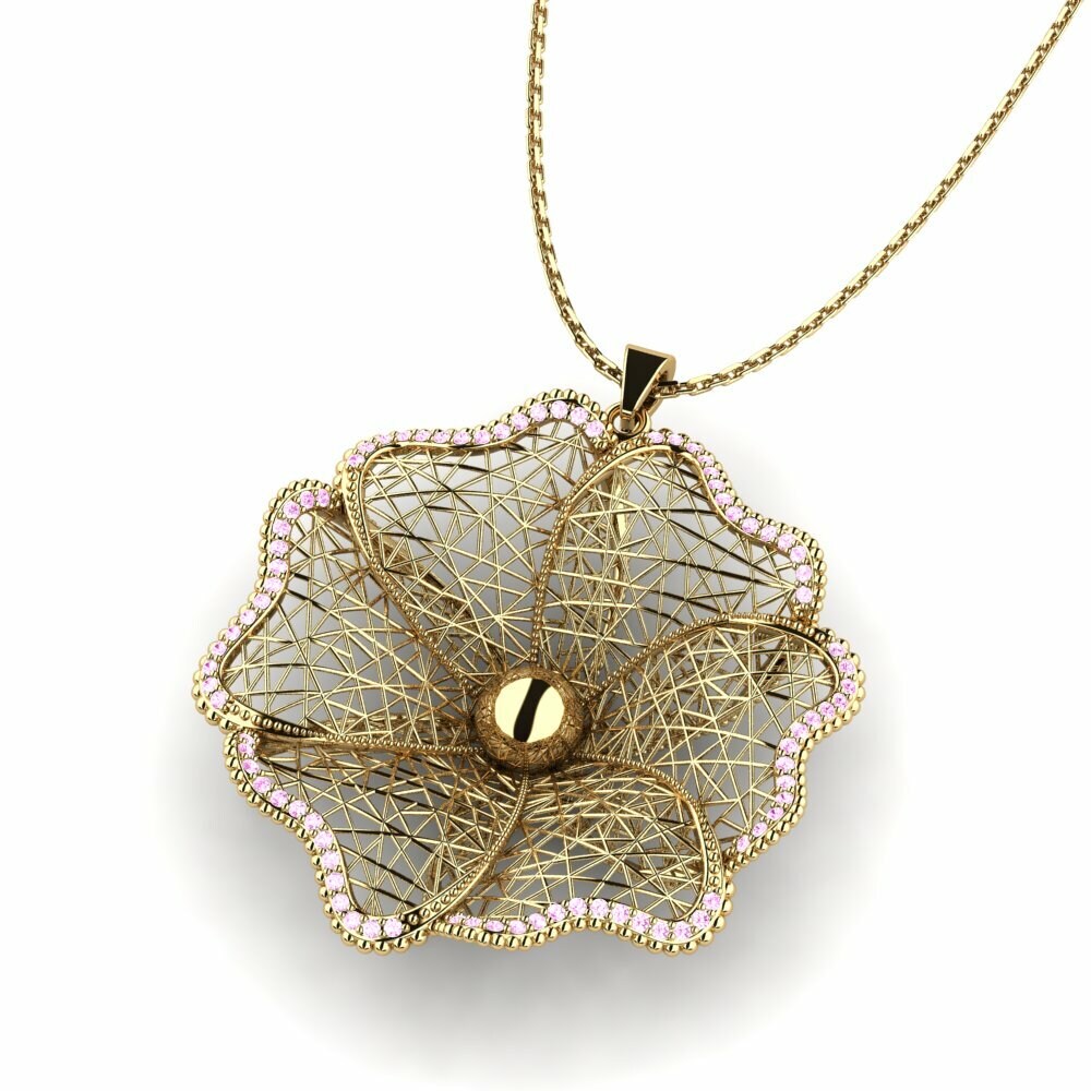 Pink Sapphire Women's Pendant Murrayno