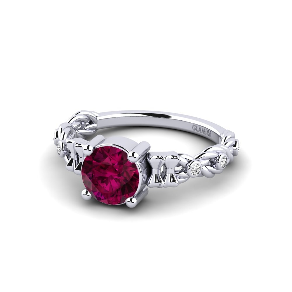 Rhodolite Garnet Women's Ring Murste