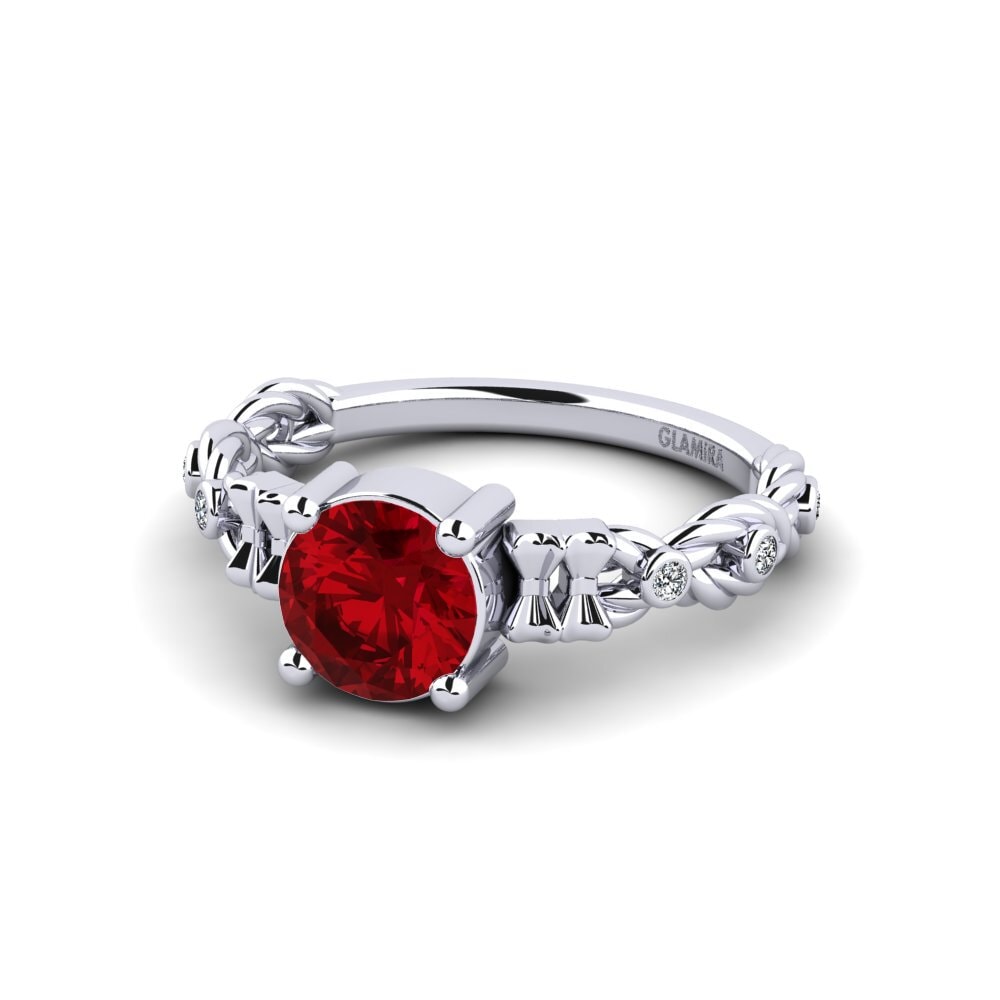Red Zirconia Women's Ring Murste