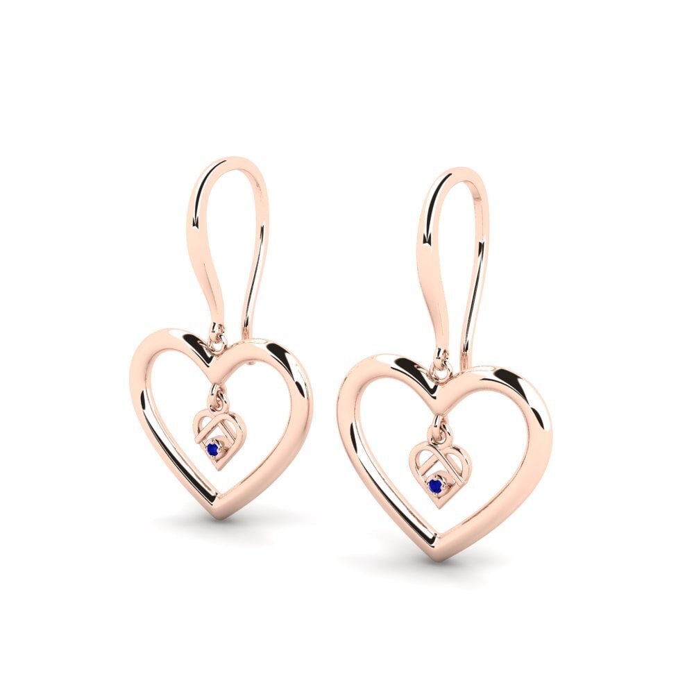 Or Rose 750 Boucle d'oreille femme Mussier