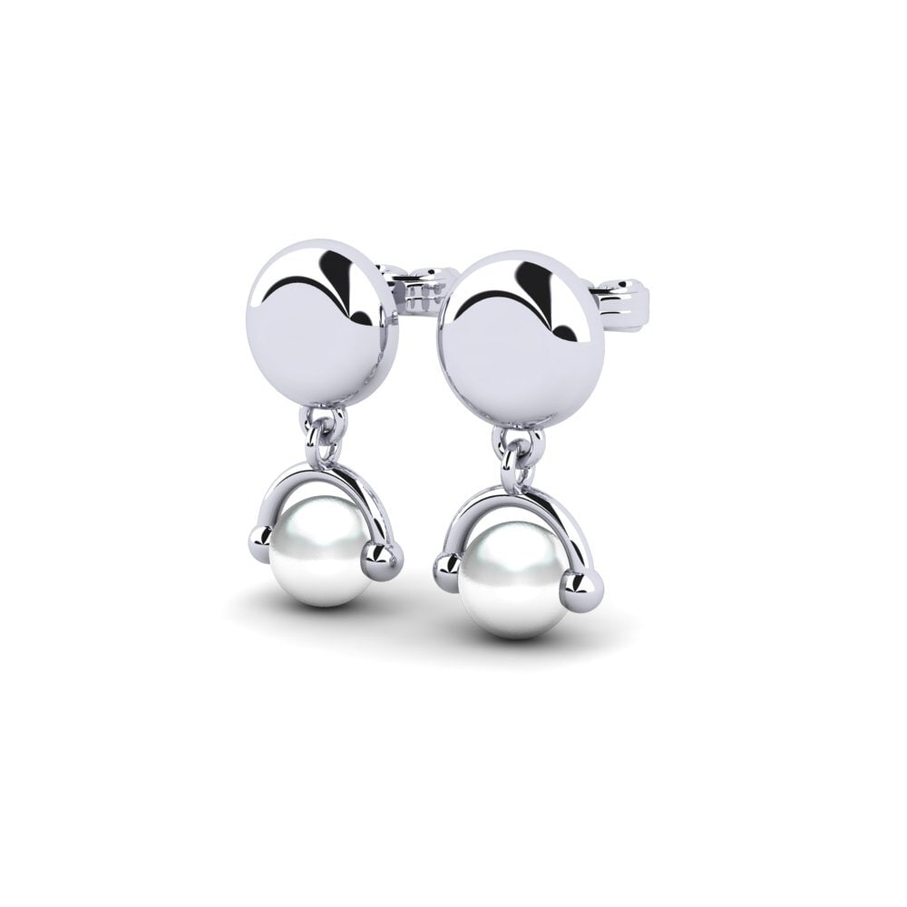 White Silver Women's Earring Mutatt