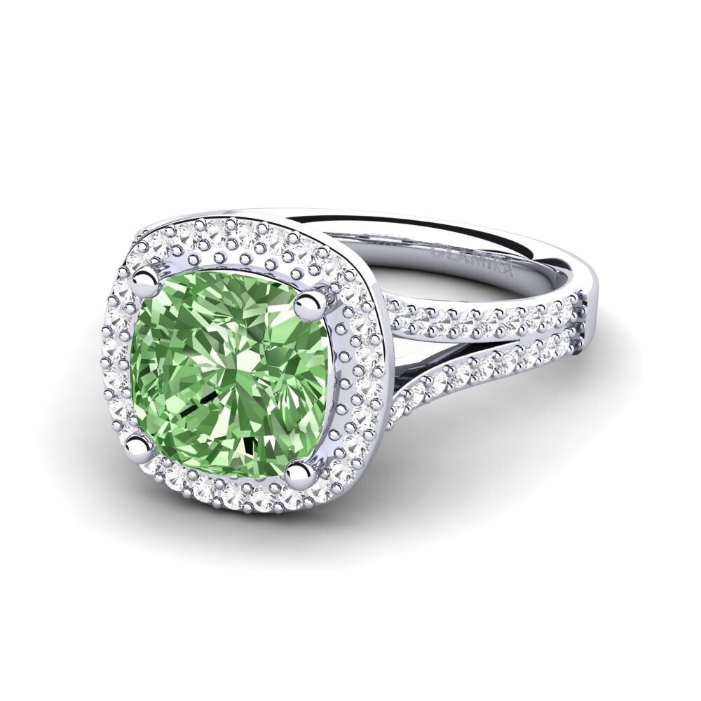 Green Diamond Engagement Ring Mutinda