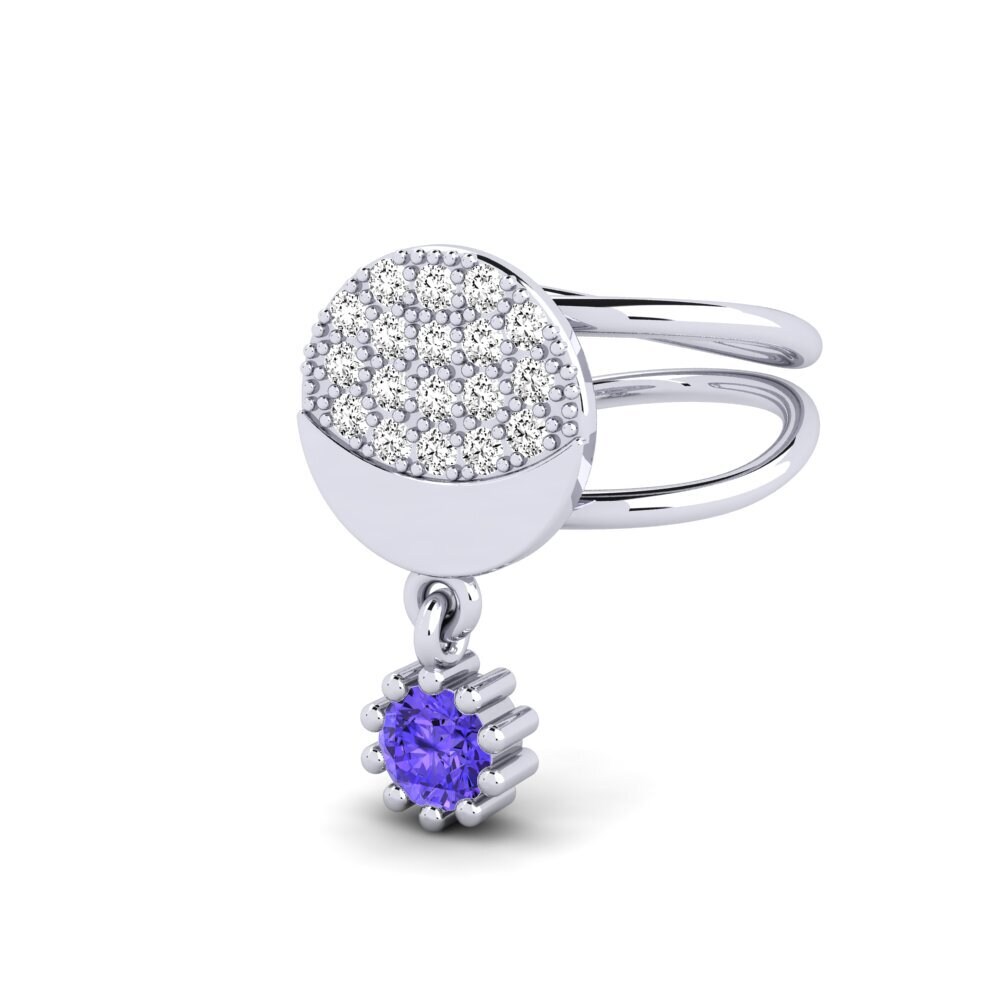 Tanzanite Boucle d'oreille femme Mutions