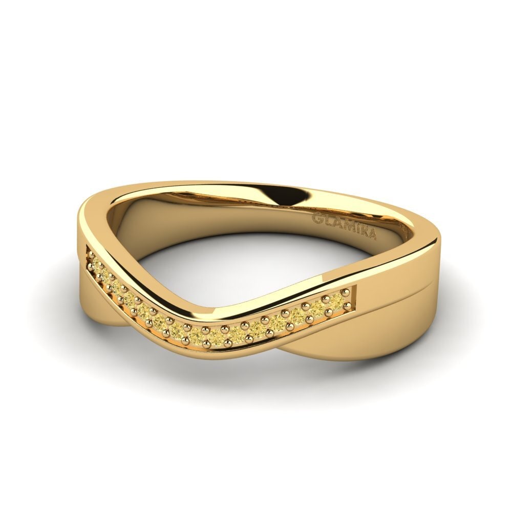 Diamant Jaune Bague Myrta