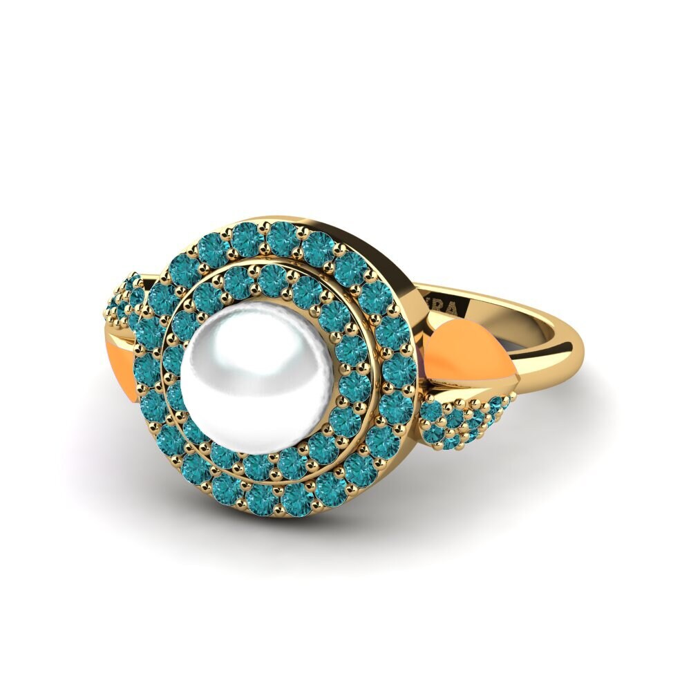 Blauer Diamant Ring Mysie