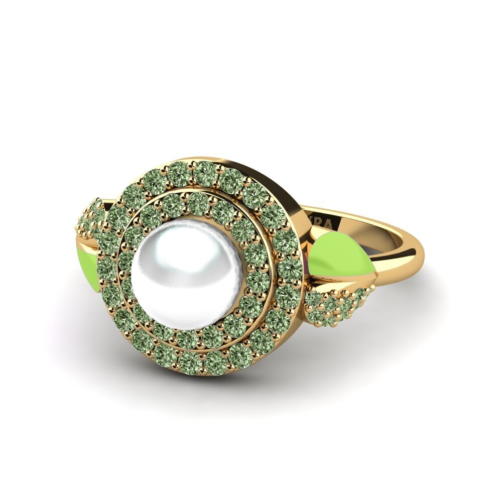 Grüner Diamant Ring Mysie