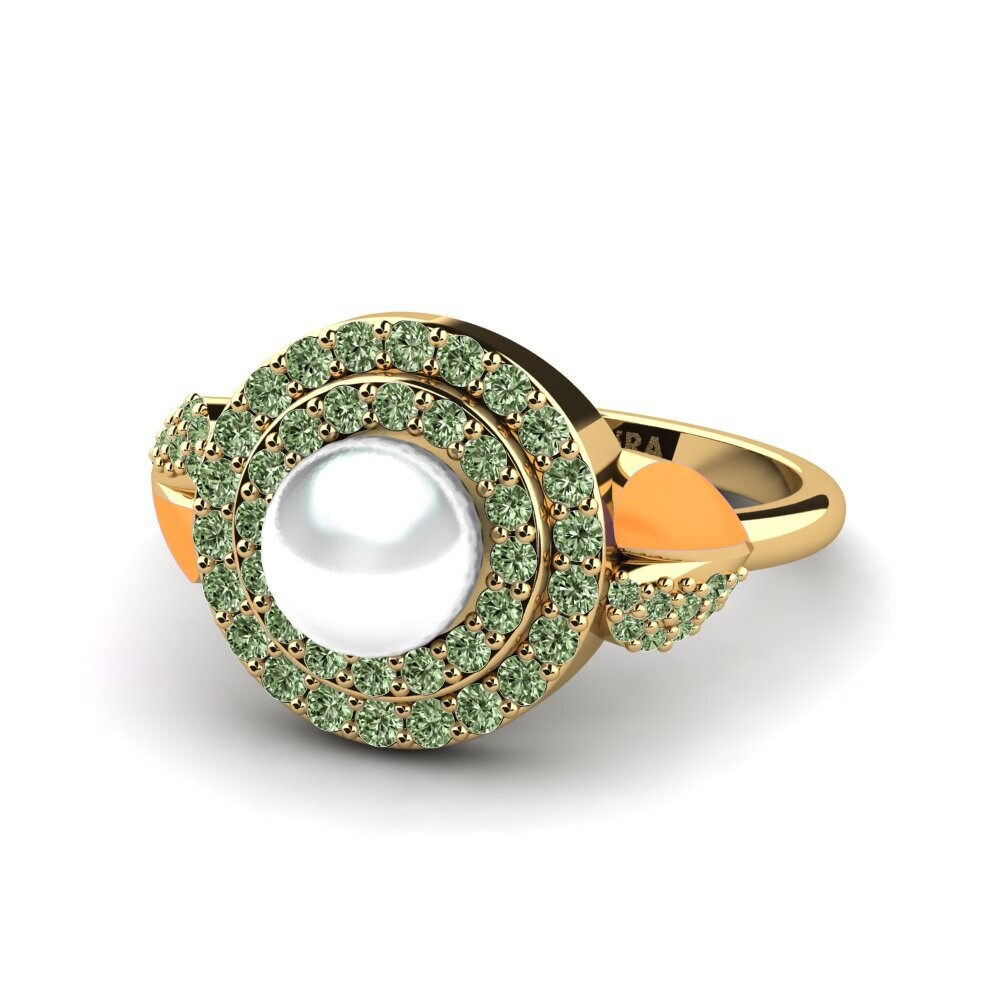 Grüner Diamant Ring Mysie